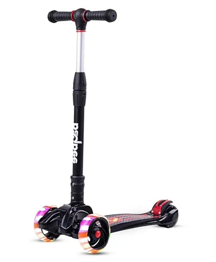 Baybee Flash Foldable Scooter - Black