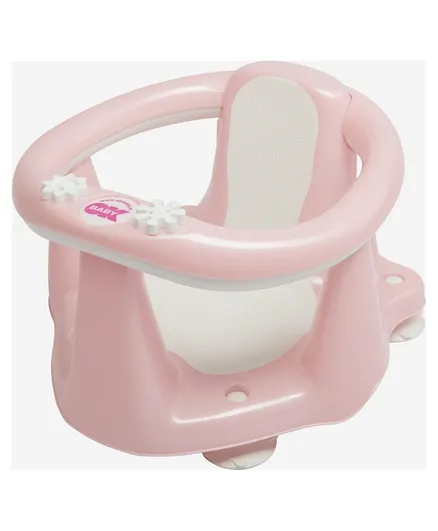 OK Baby Flipper Evolution Bath Seat With Slip Free Rubber - Light Pink