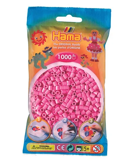 Hama Midi Beads in Bag - Pastel Pink