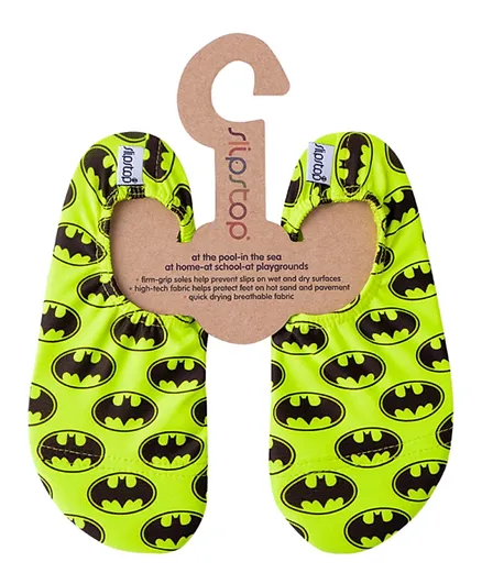 Slipstop Gotham Junior Batman Pool Shoes - Green