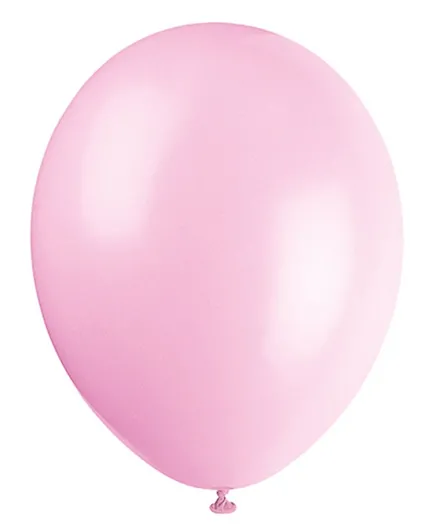 Unique  Balloon Pack of 10 Powder Pink - 12 Inches