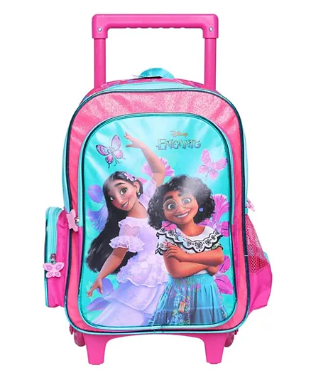 Encanto Trolley Backpack Pink - 14 Inches