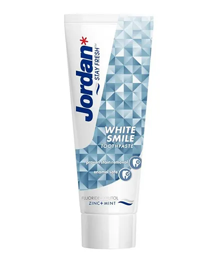 Jordan Oral Care White Smile Toothpaste - 75mL