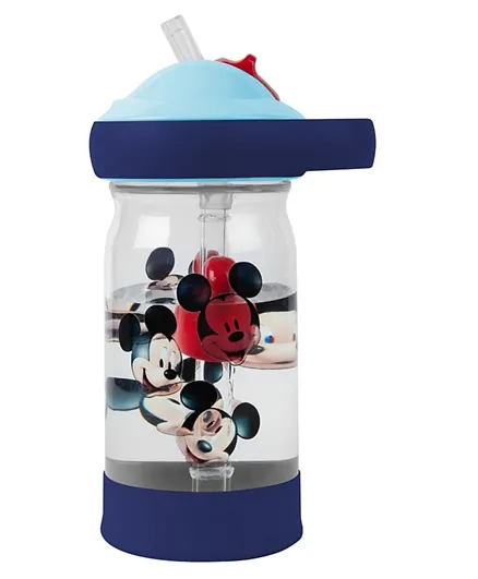 The First Years Mickey Sip & See Water Bottle Multicolor - 355ml