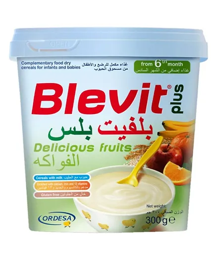 Ordesa Blevit Plus Delicious Fruits Dry Cereal - 300g