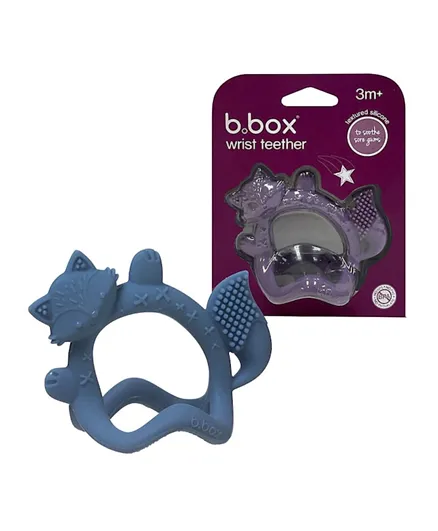 B.box Wrist Teether - Blue