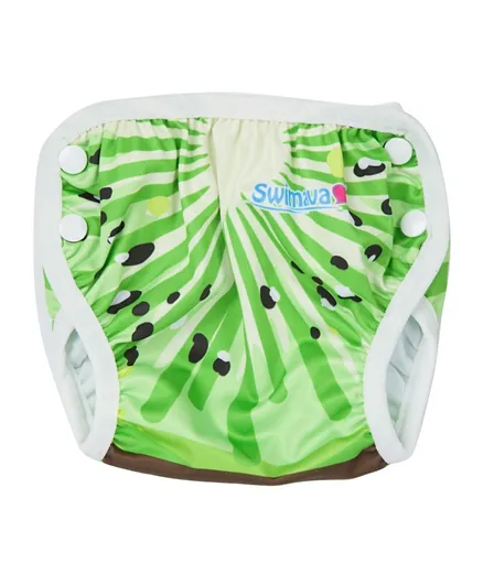 Swimava S1 Baby Swim Diaper Size 4 - Green and White
