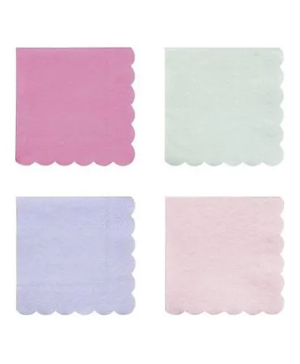 Meri Meri Simply Eco Small Napkins Pack of 20 - Multicolour