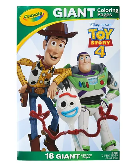 Crayola Toy Story 4 Giant Coloring Pages - 18 Pages