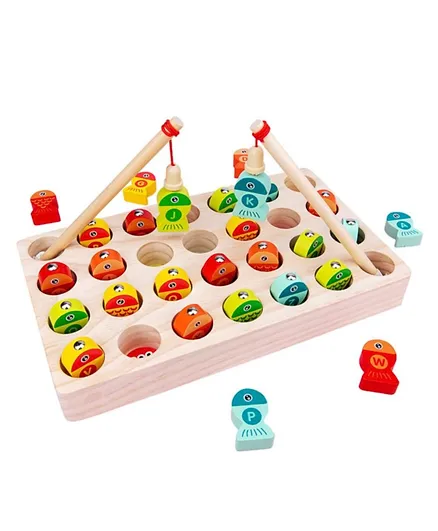 Highland Wooden Magnetic Fishing Toy for Kids