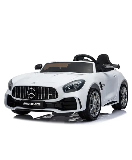 Babyhug Mercedes Benz GTR 2S Licensed Battery Operated Ride On with Remote Control - White