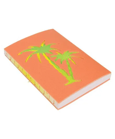 Happily Ever Paper Tropical Palmtree Notebook Pink - 224 Pages