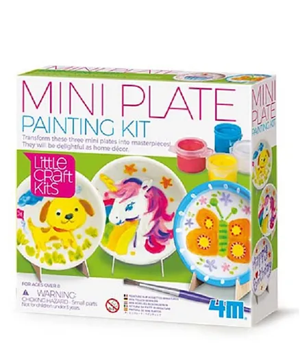 4M Little Craft Mini Plate Painting Kit