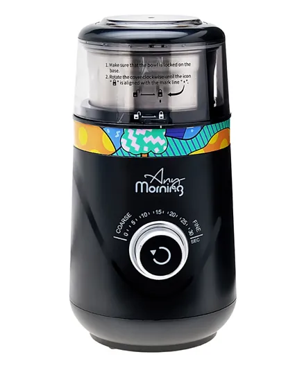 مطحنة قهوة أني مورنينغ 70 جرام 150 واط SH21638B - أسود