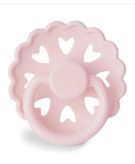 FRIGG Fairytale Silicone Baby Pacifier White Lilac - Size 2