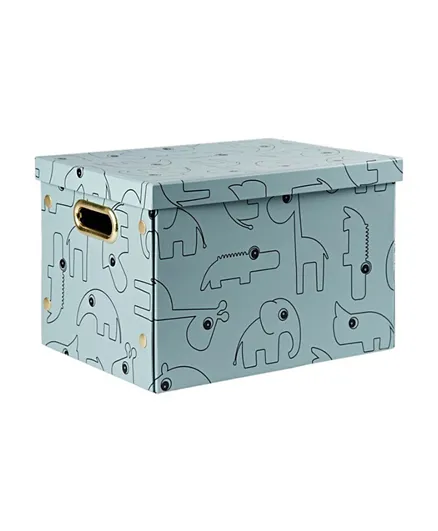 Done by Deer Contour Folding Storage Box - Blue