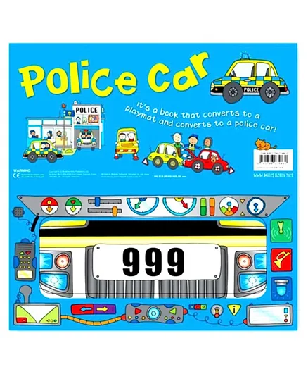Convertible Police Car Playmat - 7 Panels