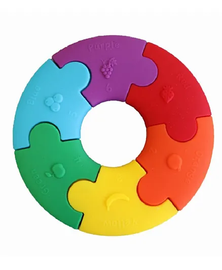 Jellystone Designs Silicone Colour Wheel Rainbow - Multicolour