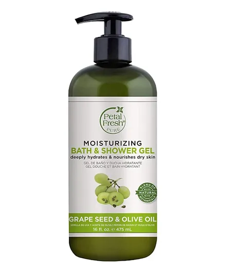 PETAL FRESH PURE Grape Seed & Olive Oil Bath & Shower Gel - 475mL