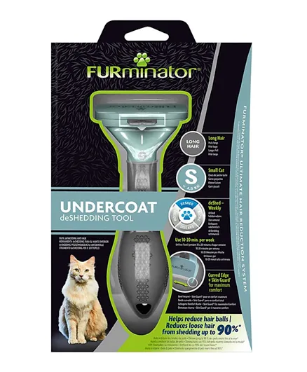 Furminator Undercoat deShedding Tool for Small Long Hair Cats Under 4.5kg