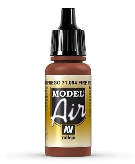 Vallejo Model Air 71084 Fire Red - 17mL
