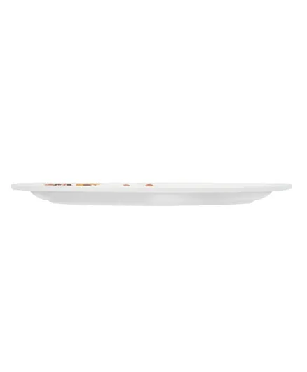 Dinewell Melamine Oval Shaped Platter - White