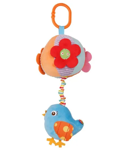 Little Angel Stroller Crib Plush Hanging Rattle Toy - Bird