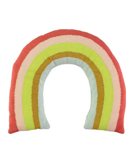 Meri Meri Knitted Rainbow Cushion