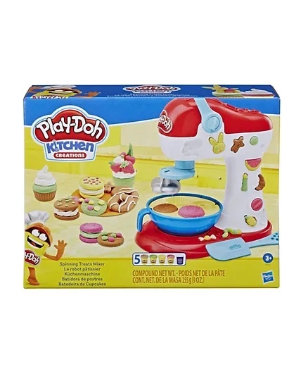 'Play-Doh Kitchen Creations Spinning Treats Mixer Toy Kitchen Playset for 3 Years and Up with 5 Modeling Compound Colors