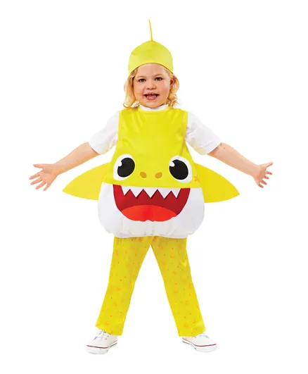 Party Centre Baby Shark Fancy Dress Costume - Yellow