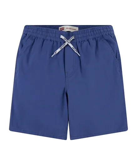 Levi's LVB Solid Cotton Shorts - Dark Blue