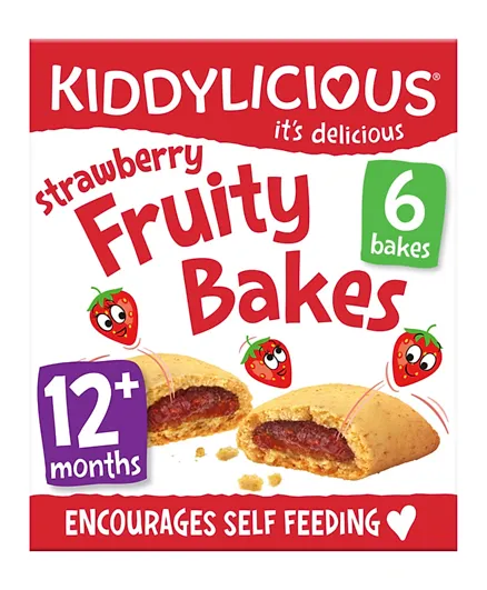 Kiddylicious Strawberry Fruity Bake - 132g