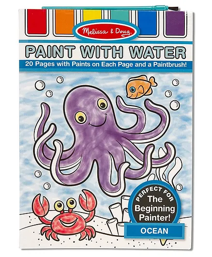 Melissa and Doug Vehicles Paint with Water Book - Ocean