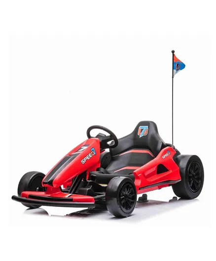 Myts Speed 7 Drifter Go Kart 24V Electric Ride On - Red