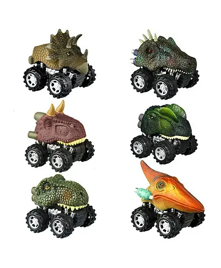 DinoMight Dinosaur Pull Back Car - Assorted