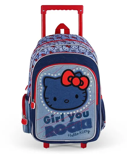 Sanrio Hello Kitty Girls You Rock Trolley Backpack - 18 Inches