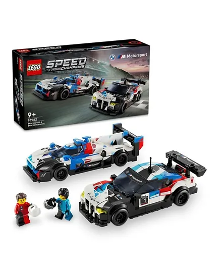 LEGO Speed Champions BMW M4 GT3 & BMW M Hybrid V8 Race Cars 76922 - 676 Pieces