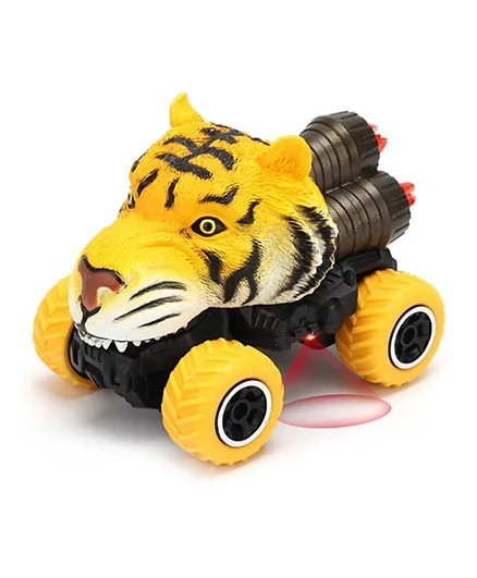 Little Story Kids Toy 2 Channel Tiger Car With Remote Control - Yellow