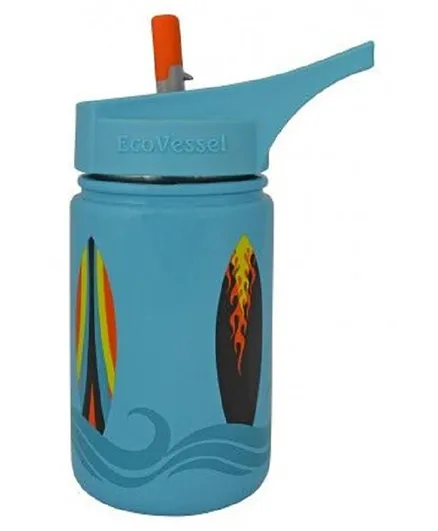 إكوفيسيل - زجاجة مياه سكوت للأطفال بلون أزرق  - 400 مل
