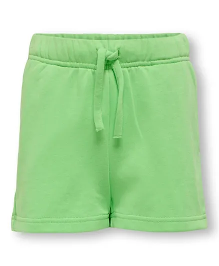 Only Kids Drawstring Closure Shorts - Green