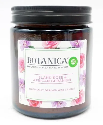 Air Wick Botanica Rose & African Geranium Scented Candle - 120g