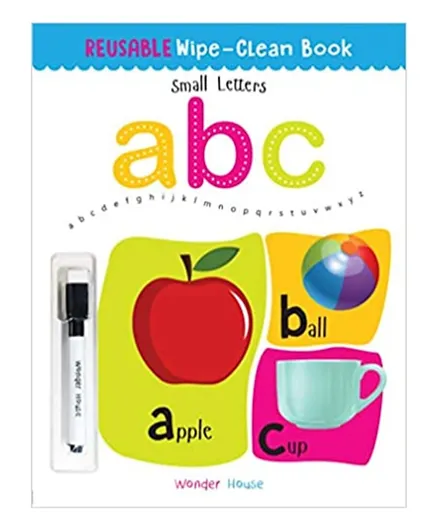 Reusable Wipe and Clean Book Small Letters - 16 Pages