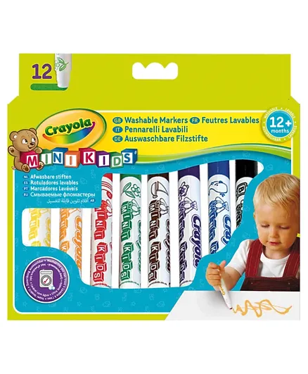 Crayola Mini Kids Markers Multicolor - Pack of 12