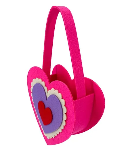 بارتي ماجيك - حقيبة على شكل قلب - وردي