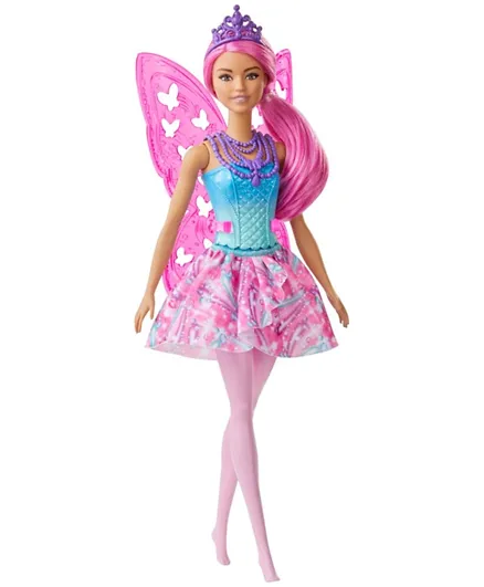 Barbie Dreamtopia Fairy Doll with Wings and Tiara Pink - 30.4 cm