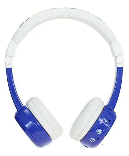 Buddyphones In-Flight Kids Foldable Headphones - Blue