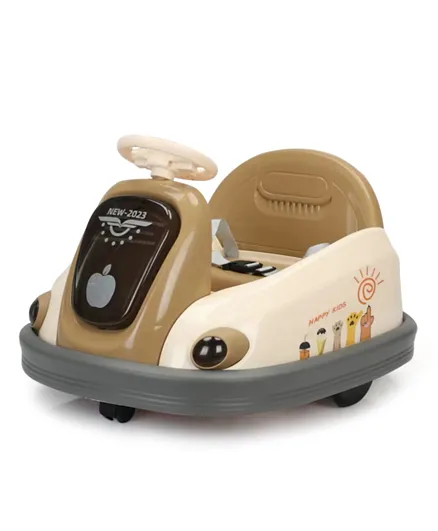 Stylish Battery Operated Ride On Car - Brown