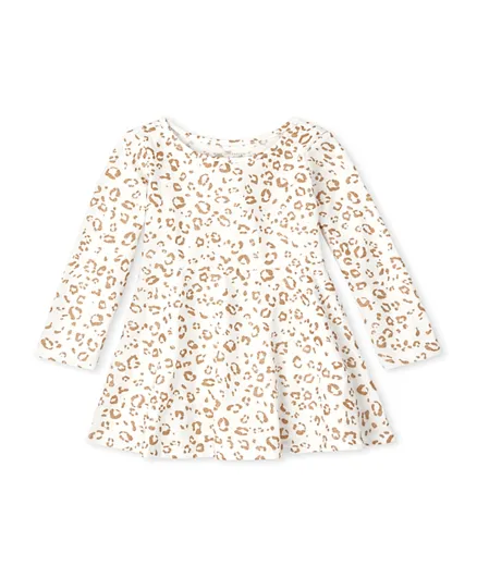 The Children's Place Leopard Printed Dress - White