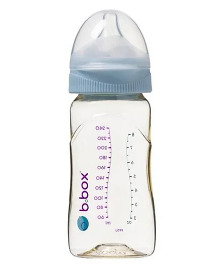 b.box PPSU Baby Bottle Lullaby Blue - 240mL