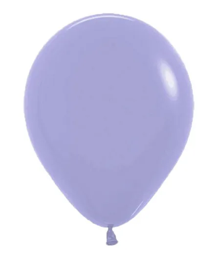 Sempertex Round Latex Balloons Pastel Matte Lilac - 50 Pieces